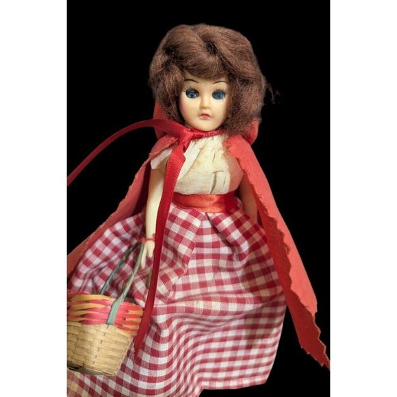 Vintage Natchez 7” Little Red Riding Hood Blue Eyes Open & Close. - Picture 2 of 6